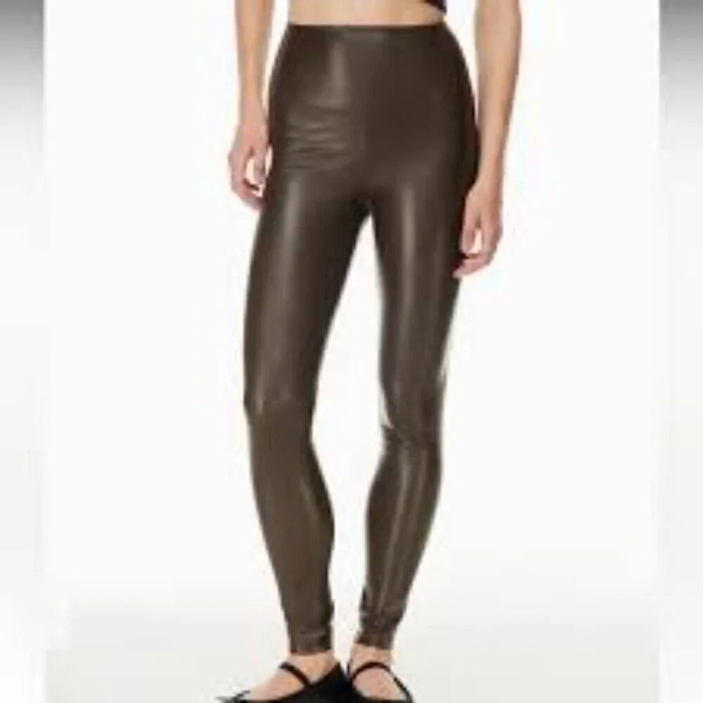 Aritzia Wilfred Free Daria  Legging Espresso Brown XS - Picture 3 of 16